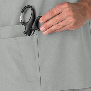 Custom Logo Spandex Polyester Medical Scrub Suits Stretch Knitted Fabric Hospital <b>Doctor</b> Nursing Surgical Uniform <b>Sets</b> - Product Image 6
