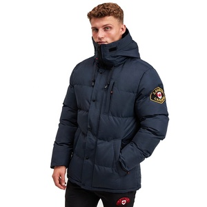 PIHA SPORTS Mens <b>Winter</b> Custom Warm Eco-Friendly Quick Dry Thick Lightweight Packable <b>Waterproof</b> Polyester Filled Puffer Coat - Product Image 5
