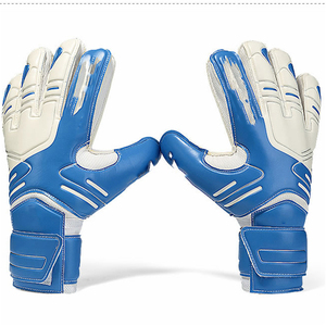 Football Goalkeeper Gloves Full Finger Non-Slip Breathable Adjustable Wrist <b>Strap</b> Unisex Leather Sports Gear - Product Image 6