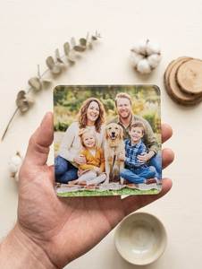High Quality Clear Acrylic Drink Coasters Custom Logo Printed Laser Cut Transparent Coaster Set Heat Resistant <b>Table</b> <b>Protection</b> - Product Image 1