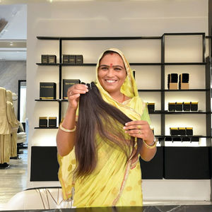 Extensiones de cabello humano virgen indio sin procesar de la mejor calidad, extensiones de cabello humano sin enredos - Product Image 1