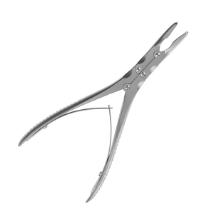 Rongeur Óseo Curvo Premium Beyer-Stille |   Cortador de Huesos de Doble Acción de Acero Inoxidable para Ortopedia, Neurocirugía y Columna Vertebral - Product Image 3