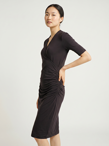 Vestido Largo de Maternidad y Lactancia Bmama, Vestido Maxi Modesto para Lactancia, Vestido Casual Elegante para Embarazo, Fabricante OEM ODM - Product Image 4