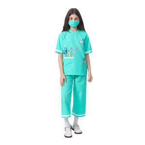 Uniformes Médicos de Alta Calidad Personalizados, Traje de Enfermería de Manga Corta, Uniformes de Hospital, Tela de Punto para Hombres - Product Image 2