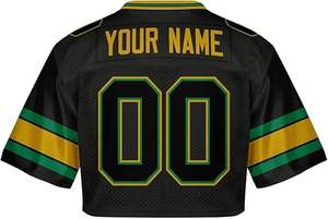 SILKZON INDUSTRY Blusas Cortas de Malla con Cuello en V para Mujer, Estampado por Sublimación, Transpirables, de Verano, con Patrón de Letras, Estilo Vintage, Tallas Grandes - Product Image 6