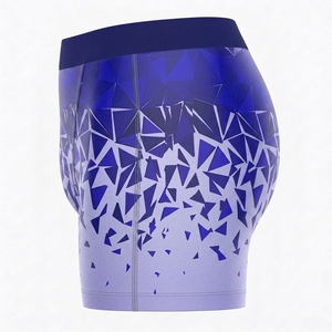 High Quality Elastic Waist Solid Casual <b>Men's</b> <b>Compression</b> <b>Shorts</b> Breathable Quick Dry Spandex/Polyester - Product Image 3