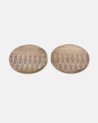 Nuevos Posavasos Ecológicos de Lujo Modernos y Personalizables, Juego Clásico de Madera con Posavasos de Madera de Mango y Nogal por FAIZA CRAFT - Product Image 5
