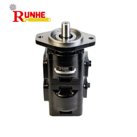 Bomba de aceite hidráulica de engranajes RUNHE de venta directa de fábrica para excavadora, función de inyección de aceite, hierro 3CX 4CX 333/G5390 3327/F9029