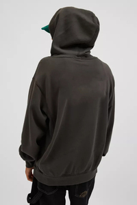 Plain Autumn Oversized <b>Pullover</b> <b>Men</b> Hoodies Thermal Knitted Premium Quality Hot Sale Polyester/Cotton 330g Heavyweight Hoodies - Product Image 3