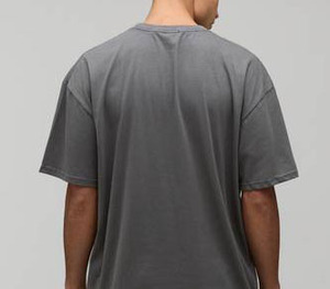 Camiseta de Alta Calidad 100% Algodón Terry, Corte Regular, Estilo Vintage Lavado, para Hombre, Secado Rápido, Ecológica, 220g, OEM - Product Image 4