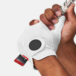 ถุงมือกอล์ฟพรีเมียม Ikhlas สีขาว หนัง Cabretta ระบายอากาศได้ดี กันลื่น ยึดเกาะได้ดี กระชับมือ ปิดด้วยแถบตีนตุ๊กแก สำหรับเล่นกีฬา - Product Image 2