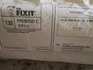 Membrana Impermeabilizante de HDPE Preaplicada Dr. Fixit Prebond E de 1.2 mm para Cimentaciones de Hormigón, Sótanos y Construcción de Alta Resistencia - Product Image 3
