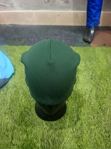 Men's <b>Green</b> <b>Beanie</b> Hat Knit Cuffed Winter Cap Unisex Streetwear Skull Cap Custom Logo Wholesale Fashion Accessory - Product Image 2