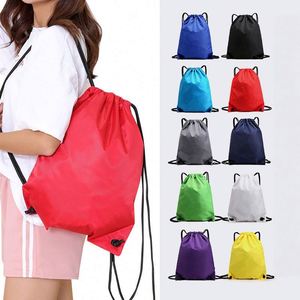 Sac à dos pliable léger avec cordon de serrage pour la gym, le yoga et les voyages, pochette de luxe en velours avec cordon de serrage pour bijoux et emballage cadeau - Product Image 5