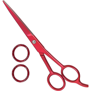 Ciseaux de coiffure professionnels ergonomiques en acier inoxydable légers 6,0 pouces, finition miroir, tension réglable - Product Image 5