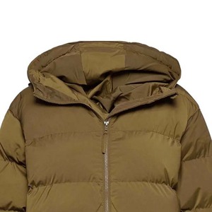 Unisex Custom Puffer <b>Jacket</b> with Stand Collar and Front Logo Waterproof & Breathable Winter <b>Jacket</b> - Product Image 2