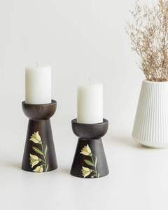 Hot Sale Premium Wooden Candle <b>Holder</b> Decorative Candle Stand <b>Candlestick</b> <b>Holder</b> for Wedding Dining Party Home Table At Low Cost - Product Image 2