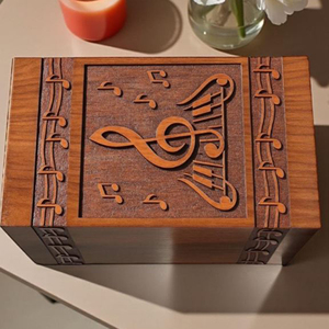 Custom Engraved Wooden Resin Urn <b>Box</b>: <b>Pet</b>/Human <b>Memorial</b> Keepsake urn <b>Memorial</b> Keepsake by AYAANS - Product Image 5