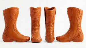 รองเท้าบูทขี่มอเตอร์ไซค์คุณภาพพรีเมียม กันน้ำ กันลื่น ป้องกันการกระแทก ระบายอากาศได้ดี ทนทาน ปลอดภัยสำหรับนักขี่ - Product Image 3