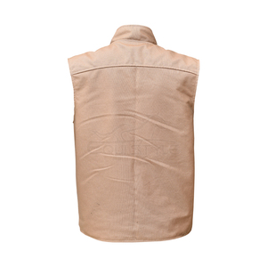 Waterproof <b>Utility</b> <b>Vest</b> Mens Oilskin Leather Multi Pocket Fishing <b>Vest</b> Sleeveless Outdoor Workwear Daily Wear Bulk <b>Vests</b> - Product Image 2