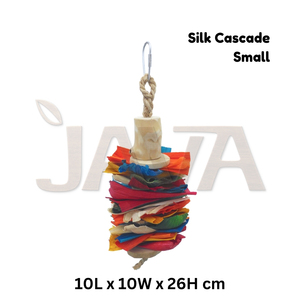 Juguetes Ecológicos para Pájaros de Madera de Seda Ligera con Diseño en Cascada, Talla S - Product Image 2