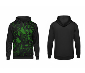 Sweat à capuche de sublimation haut de gamme avec design et logo personnalisés, vêtements d'équipe personnalisés, sweat à capuche pour hommes, femmes, jeunes, veste à capuche d'entraînement, vêtements de sport - Product Image 3