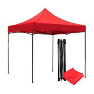 Carpa Plegable Tipo Pop-Up 3x3m Negra, Impermeable, Transpirable, de Polipropileno Tejido Impreso, con Paredes Laterales y Bolsa de Transporte - Product Image 1