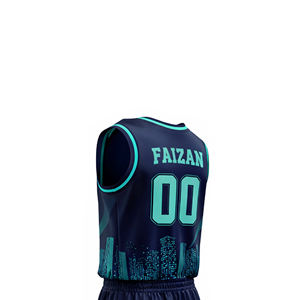 Uniforme de basket-ball sublimé respirant 100% polyester, taille plus, sur mesure, nouveau design, vêtements de sport - Product Image 6