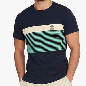 Camisetas de hombre de color sólido personalizadas al por mayor, transpirables, de gran venta, de corte holgado, estampadas, 100% algodón. - Product Image 3