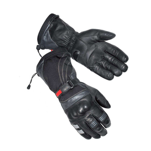 Gants de cyclisme en cuir à doigts entiers, imperméables, isolés thermiquement, antidérapants, avec sangle de poignet réglable, pour hommes, pour la conduite hivernale - Product Image 1