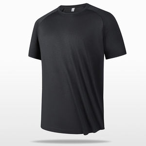 Camiseta Blanca de Manga Corta para Hombre, Cuello Redondo, Corte Regular, Secado Rápido, Tejido de Punto, 100% Poliéster, Estilo Casual, Color Sólido - Product Image 3