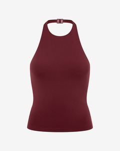 Hot Sale Halter Vest <b>Padded</b> Backless Sleeveless Workout tank Top Women Breathable Basic Yoga tank Top Women - Product Image 2