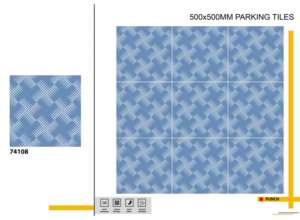 Baldosas para Estacionamiento de Uso Exterior de 50X50CM Diseñadas para Áreas de Alta Actividad que Requieren un Fuerte Equilibrio Superficial y Resistentes a la Intemperie - Product Image 3