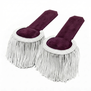 Épaulettes Premium de Haute Qualité, Accessoires Décoratifs pour Vêtements avec Logo Personnalisé, Service OEM, Taille OEM, Fabricant de Marque Privée - Product Image 4