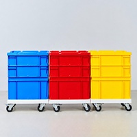 Table de chevet moderne minimaliste de style japonais en plastique, avec boîtes de rangement amovibles pour bureau, camping et voiture