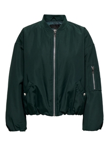 High Quality Women's <b>Bomber</b> <b>Jacket</b> Solid Color Breathable Casual Winter Outerwear Custom Logo - Product Image 3