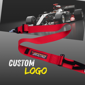FIA Approved Racing Seat <b>Belt</b> OEM Supplier <b>Red</b> 6 Point Harness Steel Hardware for Professional Competition Car Safety - Product Image 5
