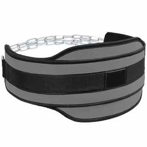 Ceinture de musculation en néoprène pour le soutien du dos et le soulagement des douleurs lombaires, idéale pour l'entraînement en salle de sport et les dips, au design unique et simple. - Product Image 4