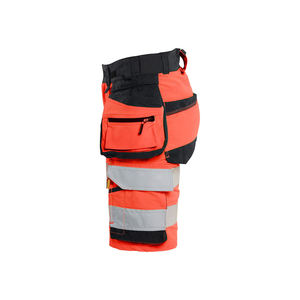 Durable <b>Work</b> Shorts Men's Workwear Short Working Short <b>Pants</b> with Multiple Pockets Multi-Pocket <b>Cargo</b> Safety Shorts - Product Image 4