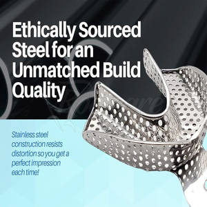 Bandejas de impresión dental de acero inoxidable, soporte para dientes, bandeja de impresión dental, bandeja de impresión dental de gran venta - Product Image 2