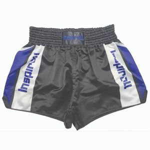Muay Thai Fight Shorts Custom Sublimation - Red Black Muay Thai Shorts for Professional Muay Thai <b>Athletes</b> - Product Image 5