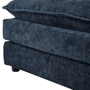 Collezione 2021 2187 Set di Tre Divani Blu per Soggiorno con Poggiapiedi - Product Image 5