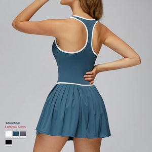 Vestido de Tenis Personalizado sin Mangas para Mujer, Elástico en 4 Direcciones, Secado Rápido, Absorbe la Humedad, Fabricante OEM - Product Image 4