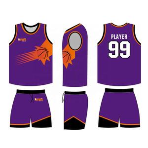 Vente flash Ensemble de maillots de basket-ball à séchage rapide Uniformes de basket-ball personnalisés de haute qualité - Product Image 6