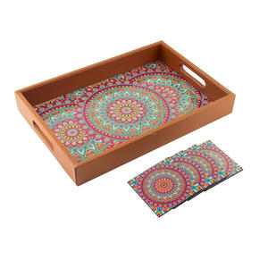 Bandeja de Madera para Servir PinkBloom NUEVO DISEÑO EXPORTACIONES Modelo 2 - Product Image 2