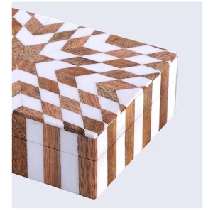 Boîte à bijoux en résine faite à la main de haute qualité, boîte de rangement décorative pour bijoux et souvenirs, pour la décoration de la maison - Product Image 3