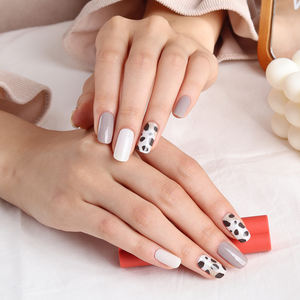 ShineB meilleure vente de haute qualité facile quotidien vache mode 3D Gel ongles bandes #45837 Salon décoration autocollants de Corée - Product Image 5