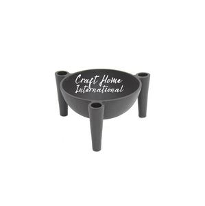 Bougeoir scandinave moderne et minimaliste en aluminium fait main, étanche, style nordique, pour centre de table urbain - Product Image 4