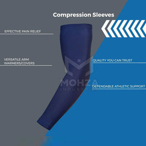 Pakistan Manufacturer Made High Quality Breathable Eco-Friendly 100% Polyester Unisex <b>Arm</b> <b>Sleeves</b> for Fitness-Low MOQ Cheap - Product Image 5