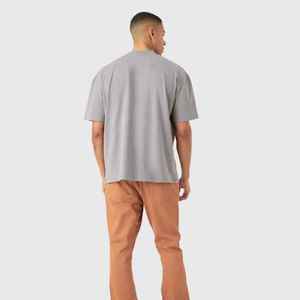 Men T Shirt 100% Cotton Streetwear Style Men T Shirt With Customized Screen Printed Men Short Sleeve - Product Image 2